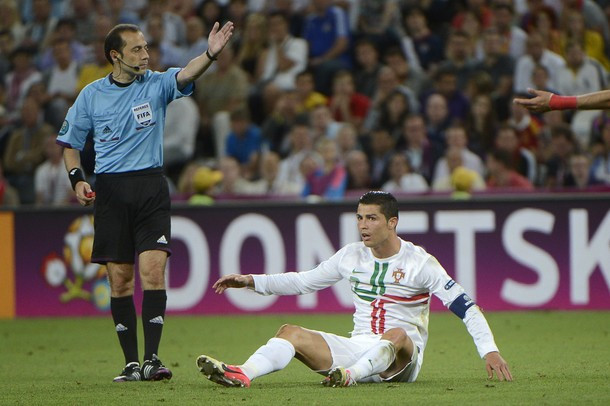 Ronaldo đã thi đấu nhạt cả trận.