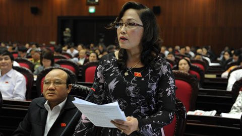 ĐB Nguyễn Thị Kim Bé. Ảnh: VNN ĐB Nguyễn Thị Kim Bé. Ảnh: VNN