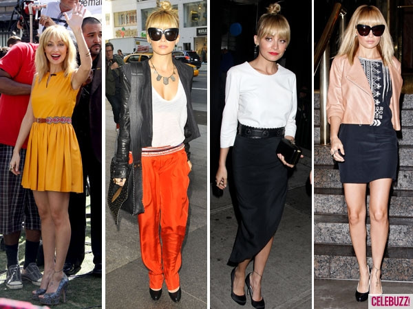 Rõ ràng trong tuần này, bà mẹ hai con Nicole Richie là bà mẹ sành điệu và thời trang nhất. Cô liên tục xuất hiện với những bộ cánh với nhiều kiểu dáng và chất liệu khác nhau để quảng bá cho show Fashion Star mới của cô. Có vẻ như sau khi có con, Nicole đã trở thành một con người hoàn toàn khác, không là cô nàng ưa tiệc tùng như xưa. Rõ ràng trong tuần này, bà mẹ hai con Nicole Richie là bà mẹ sành điệu và thời trang nhất. Cô liên tục xuất hiện với những bộ cánh với nhiều kiểu dáng và chất liệu khác nhau để quảng bá cho show Fashion Star mới của cô. Có vẻ như sau khi có con, Nicole đã trở thành một con người hoàn toàn khác, không là cô nàng ưa tiệc tùng như xưa.