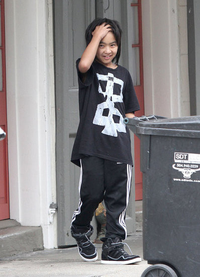 Maddox có khuôn mặt rất hiền, xinh trai và tạo được nhiều thiện cảm với báo giới