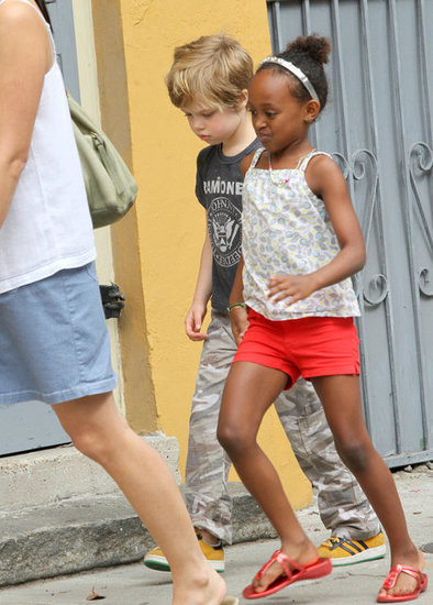 Cô bé Zahara ngày nào đã lớn và không còn e dè, nhút nhát như những ngày đầu gia nhập nhà Jolie