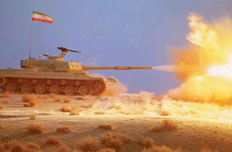 Xe tăng chiến đấu chủ lực Zulfikar khai hỏa. Xe tăng chiến đấu chủ lực Zulfikar khai hỏa.