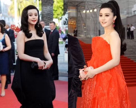 Cánh ký giả phát hiện ra thân hình đẫy đà của Phạm Băng Băng, nhất là khi ngôi sao họ Phạm quay người thì phần thân dưới có vẻ rất mất “cân đối” với phần thân trên