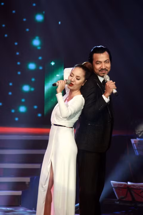 Đinh Tiến Dũng và Phương Linh ở "Cặp đôi hoàn hảo"