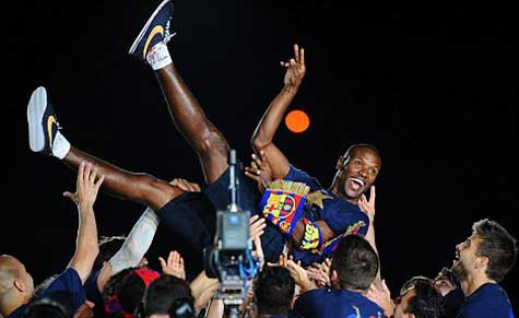 Eric Abidal đã chơi đủ 90 phút trận chung kết Champions League trước MU mùa giải trước, 2 tháng sau khi tiến hành ca phẫu thuật đầu tiên