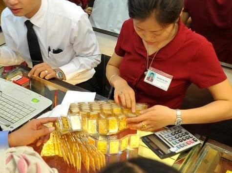 Giá vàng trong nước tăng hơn 100.000 đồng/ lượng. (Ảnh: Internet). Giá vàng trong nước tăng hơn 100.000 đồng/ lượng. (Ảnh: Internet).