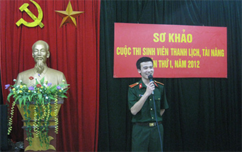Đây là lần đầu tiên Học viên tổ chức cuộc thi "Sinh viên thanh lịch, tài năng"
