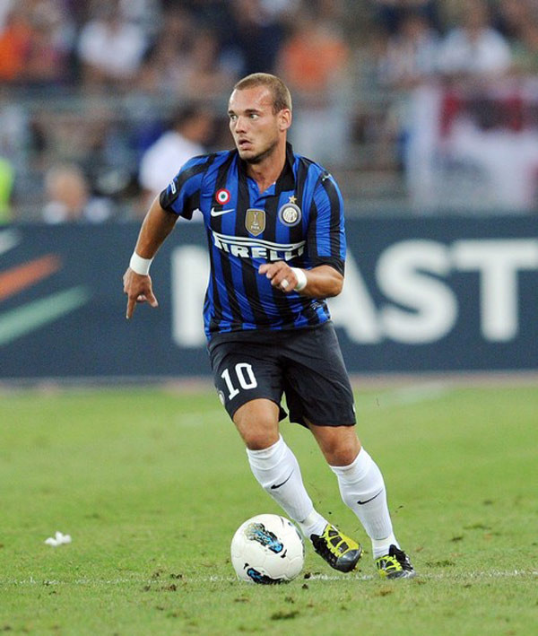 10. Wesley Sneijder (Inter) - Quan tâm: MU 10. Wesley Sneijder (Inter) - Quan tâm: MU