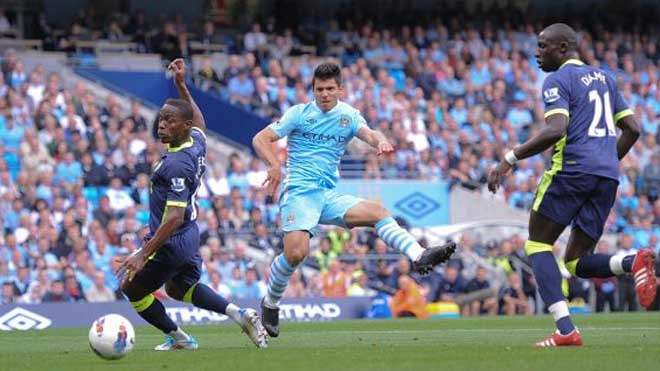 Sức mạnh Tango: Aguero mở tỷ số cho Man City trước Wigan