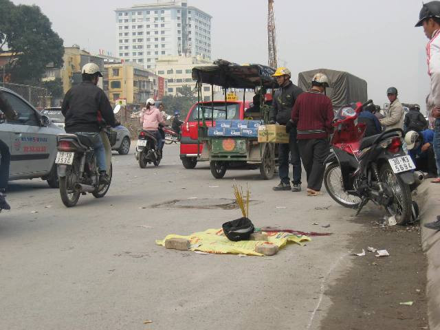 Hiện trường vụ tai nạn