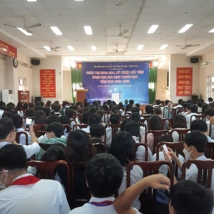 Lễ bế mạc cuộc thi Khoa học kỹ thuật năm 2023 ngày 09/2 của tỉnh BR-VT. Lễ bế mạc cuộc thi Khoa học kỹ thuật năm 2023 ngày 09/2 của tỉnh BR-VT.