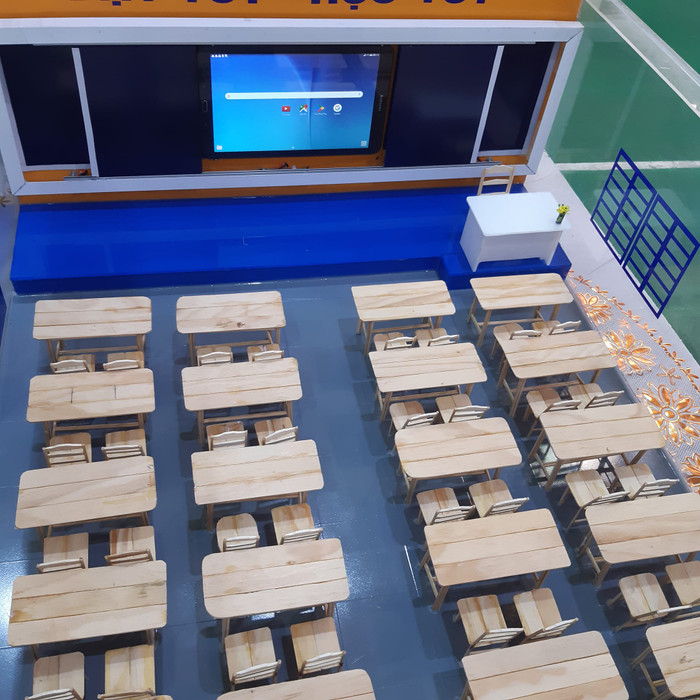 Mô hình phòng học thông minh được đầu tư "khủng" đi thi Khoa học kĩ thuật. Mô hình phòng học thông minh được đầu tư "khủng" đi thi Khoa học kĩ thuật.