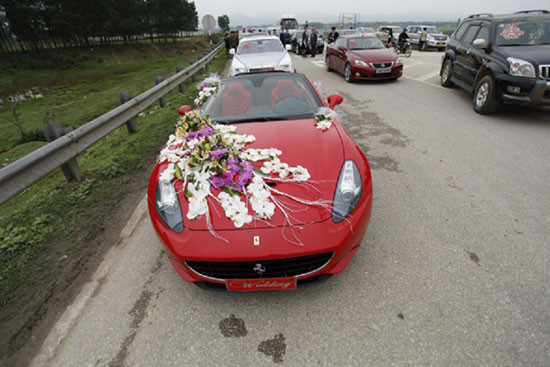 Ngày 29/2/2012, một đám cưới được tổ chức hoành tráng tại Hà Tĩnh với màn rước dâu bằng dàn siêu xe nổi tiếng như: Lexus, Audi, Ferrari, Roll - Royce, BMW, Acura… cùng với sự tham dự của các siêu sao ca nhạc nổi tiếng như: Đàm Vĩnh Hưng, Phi Nhung, Mạnh Quỳnh… đã gây xôn xao dư luận.