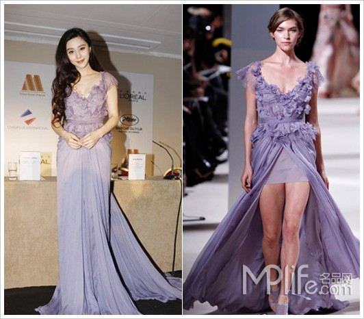 Phạm Băng Băng diện váy Georges Hobeika tham dự Liên hoan phim Quốc tế Thượng Hải hồi tháng 6.