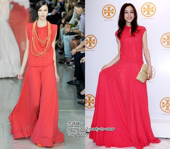 Đầm đỏ rực lửa của Tory Burch cùng mái tóc xoăn nhẹ càng giúp Phạm Vỹ Kỳ tràn đầy sức sống và lôi cuốn. Đầm đỏ rực lửa của Tory Burch cùng mái tóc xoăn nhẹ càng giúp Phạm Vỹ Kỳ tràn đầy sức sống và lôi cuốn.