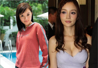 Lý Tiểu Lộ ngày đó và bây giờ với hai vẻ đẹp trái ngược.