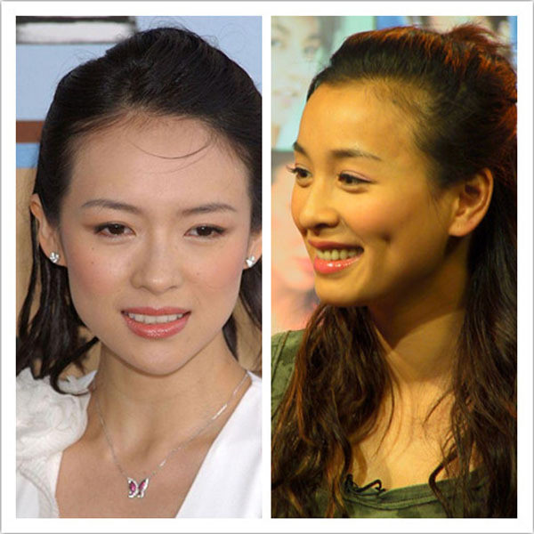 Chương Tử Di và Trương Đình, hai người đẹp sinh năm 79, nhưng có vẻ vì "bôn ba" quốc tế nên Chương Tử Di trông già hơn rất nhiều. Chương Tử Di và Trương Đình, hai người đẹp sinh năm 79, nhưng có vẻ vì "bôn ba" quốc tế nên Chương Tử Di trông già hơn rất nhiều.