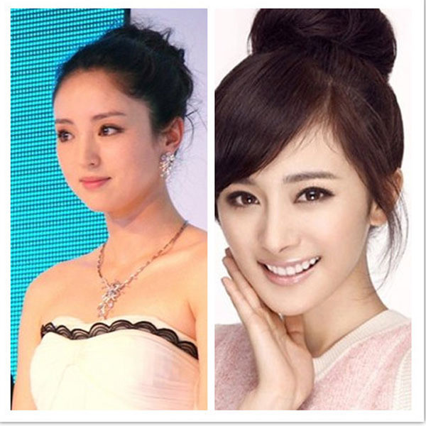 Hai người đẹp cách nhau đến 4 tuổi nhưng đàn em Dương Mịch và đàn chị Đổng Tuyền có vẻ không quá khác biệt. Hai người đẹp cách nhau đến 4 tuổi nhưng đàn em Dương Mịch và đàn chị Đổng Tuyền có vẻ không quá khác biệt.