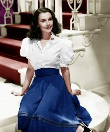 Vivien Leigh, nàng Scarlett O'Hara trong Cuốn theo chiều gió (1939) đã làm đắm say bao người xem bởi vẻ đẹp Anh thuần chất.