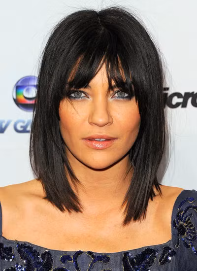 Jessica Szohr, hiện đại, phá cách với mái tóc chấm vai.