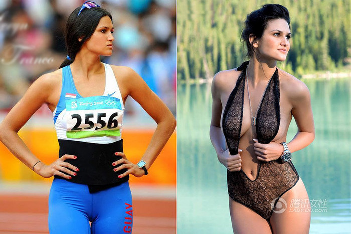 Người đẹp ném lao Leryn Franco. Người đẹp ném lao Leryn Franco.