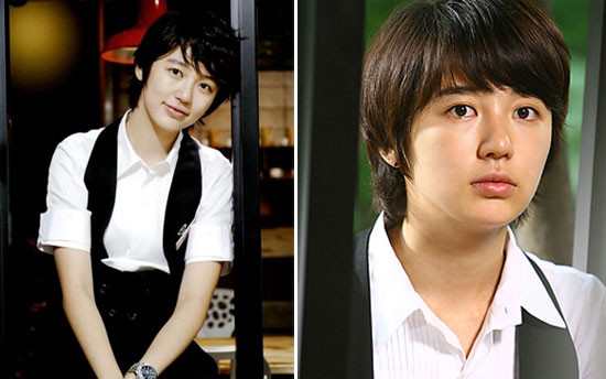 Yoon Eun Hye lúc cười giúp khuôn mặt và đôi môi cô đẹp hơn.