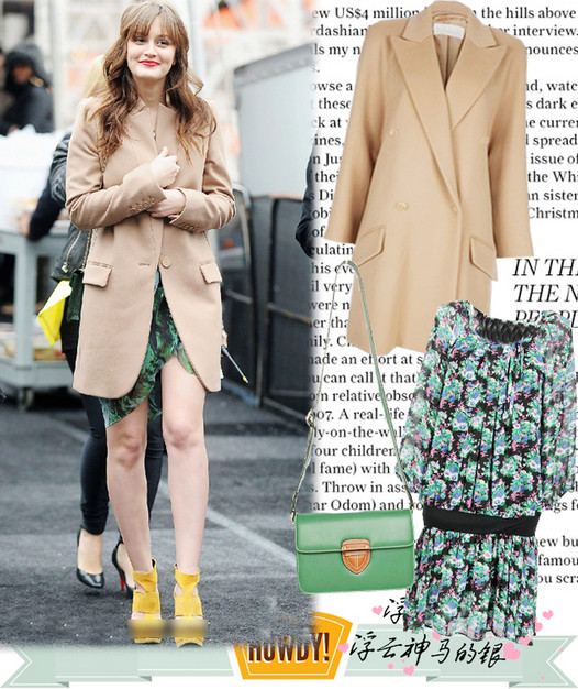 Kiểu thời trang váy Áo ngoài chê lấp váy trong của Leighton Meester luôn mang lại cho người mặc một nét gợi cảm cuốn hút riêng.