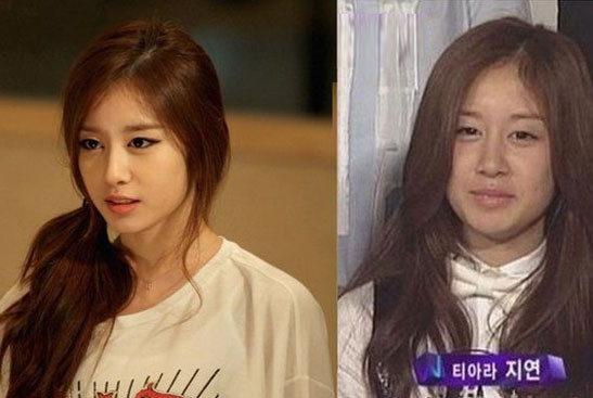 Không kẻ mắt, không trang điểm thì nhan sắc của "Tiểu Kim Tae Hee" Ji Yeon cũng không có gì nổi bật.