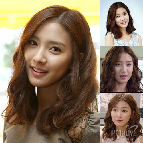 Kim So Eun tóc xoăn rẽ ngôi thời trang, hiện đại. Kim So Eun tóc xoăn rẽ ngôi thời trang, hiện đại.