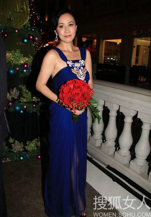 Trong lúc đó Lưu Gia Linh lại hơi đẫy đà khiến đường dáng chiếc váy không được nuột nà.