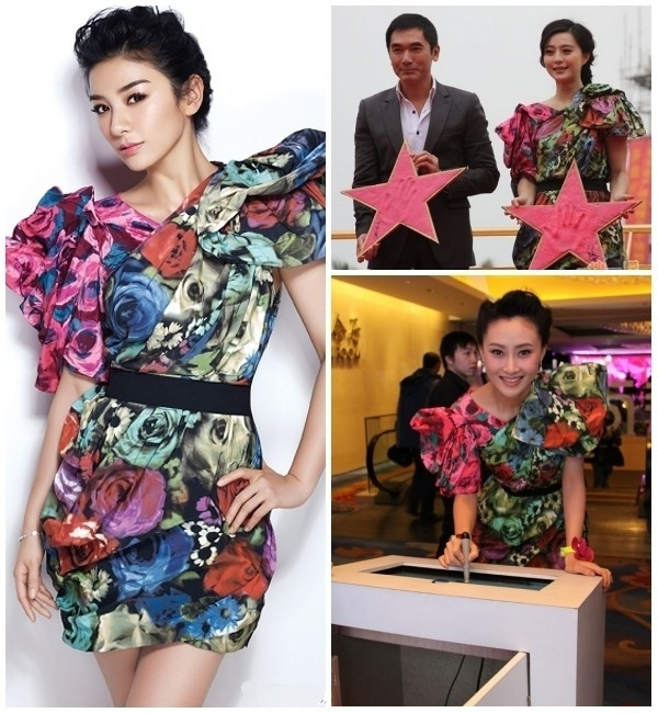 Trong khi Huỳnh Dịch mặc váy hoa tay bồng khá đẹp thì cô nàng họ Phạm lại béo hơn với dáng người tròn trịa của mình. Trong khi Huỳnh Dịch mặc váy hoa tay bồng khá đẹp thì cô nàng họ Phạm lại béo hơn với dáng người tròn trịa của mình.