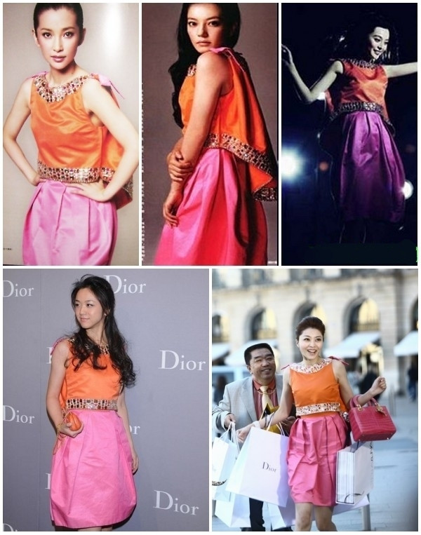 Mỗi người một phong cách, hai cô nàng Băng Băng khoe phía trước điệu đà, Triệu Vy khoe thiết kế cách điệu sau lưng, Thang Duy lại khoe eo thon. Mỗi người một phong cách, hai cô nàng Băng Băng khoe phía trước điệu đà, Triệu Vy khoe thiết kế cách điệu sau lưng, Thang Duy lại khoe eo thon.