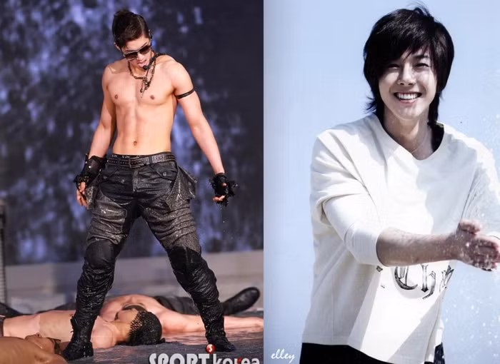 Chàng ca sĩ nổi tiếng Kim Hyun Joong không chỉ làm fan điên đảo vì giọng hát, mà với boby 6 múi nam tính càng khiến fan "ngây ngất" hơn. Chàng ca sĩ nổi tiếng Kim Hyun Joong không chỉ làm fan điên đảo vì giọng hát, mà với boby 6 múi nam tính càng khiến fan "ngây ngất" hơn.