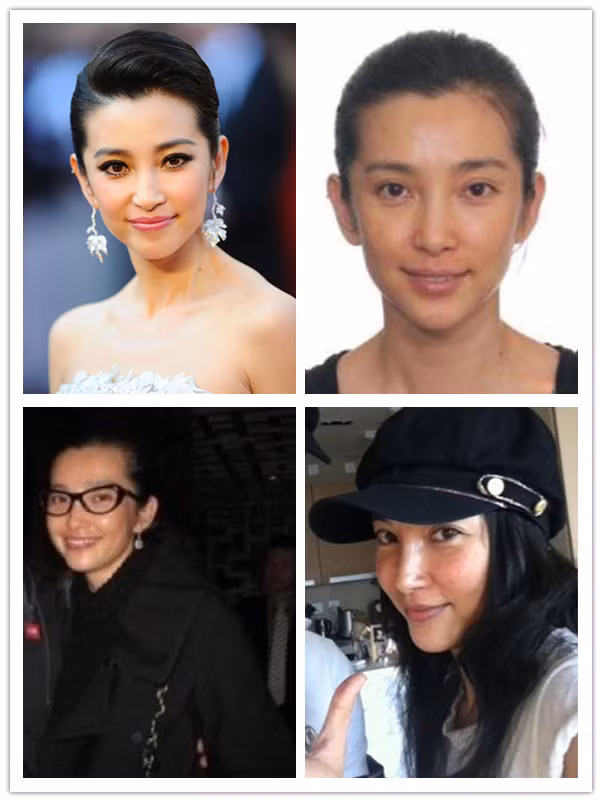 Không có son phấn khuôn mặt của Lý Băng Băng xuống cấp rất thê thảm. Không có son phấn khuôn mặt của Lý Băng Băng xuống cấp rất thê thảm.