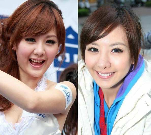 Mỹ nữ Đài Loan thế hệ mới An Tâm Á với vòng một tiêu chuẩn gợi cảm, cuốn hút.