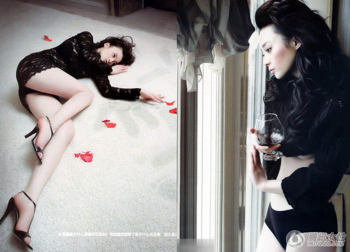 Sau khi sinh con Tưởng Cần Cần ngày một "thoải mái" và gợi cảm hơn, trái ngược với phong cách ngọc nữ ngày trước.