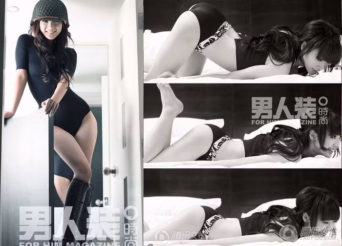 "Quả bom sexy" Liễu Nham ngay từ đầu đã khiến mọi người chú ý đến bởi gout thời trang "nổi bật".