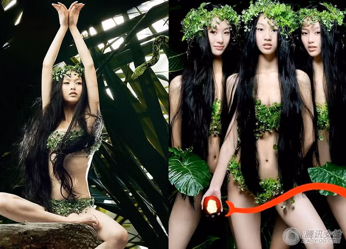 Đây là một phong số những bức ảnh hiếm hoi về vẻ đẹp gợi cảm của người đẹp Thượng Hải Đường Yên.