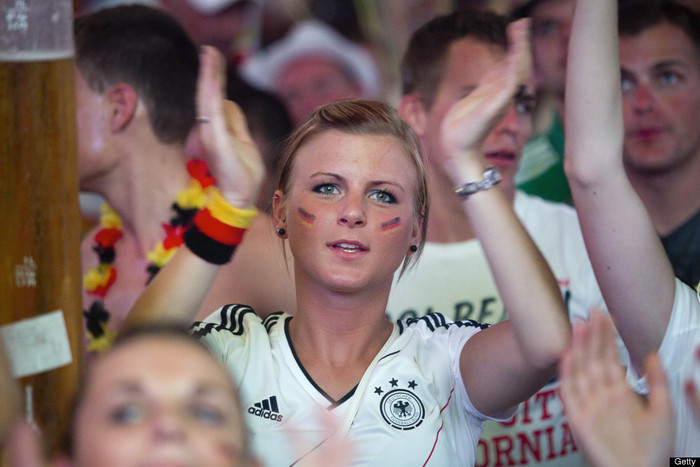 CĐV Đức. CĐV Đức.