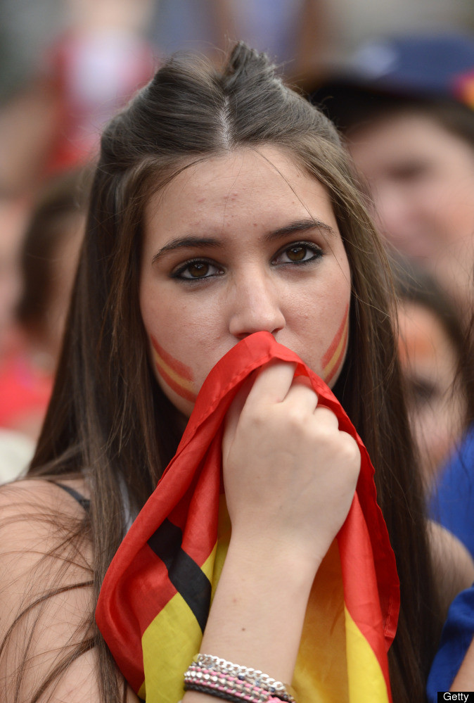 CĐV Tây Ban Nha. CĐV Tây Ban Nha.