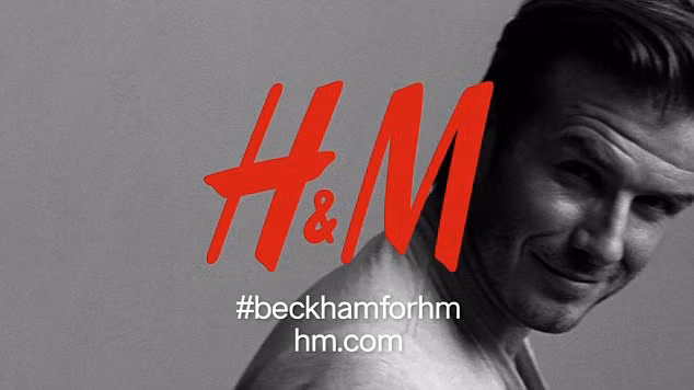 David Beckham gần đây thường xuyên bị mọi người công kích về sản phẩm đồ lót mang tên anh của nhãn hàng thời trang H&M