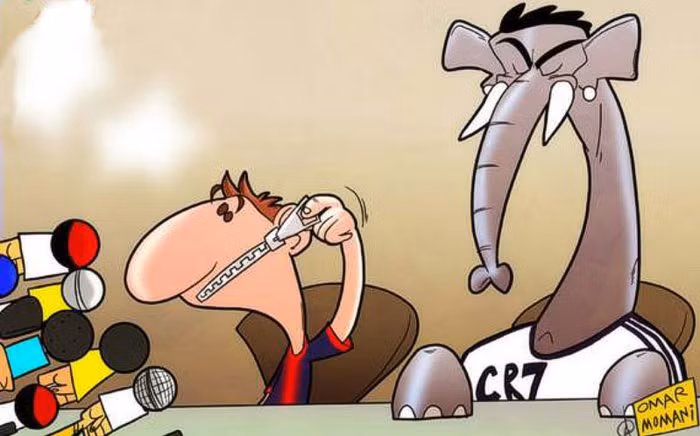 Chuyện Cristiano Ronaldo nói rằng anh đang "buồn" đã râm ran vài ngày nay, và cánh báo chí được thể đi phỏng vấn tất cả những người được cho là có liên quan tới CR7, từ các đồng đội cho tới các huyền thoại Real. Tuy nhiên họ còn lấn cả sang hỏi đối thủ của anh, Lionel Messi. Siêu sao người Argentina tất nhiên chẳng hiểu đám phóng viên này định moi cái gì ở anh, do đó kết luận thẳng toẹt: "Không có lý do gì để hỏi tôi về những điều Ronaldo nói và ngược lại. Chẳng liên quan gì đến tôi".