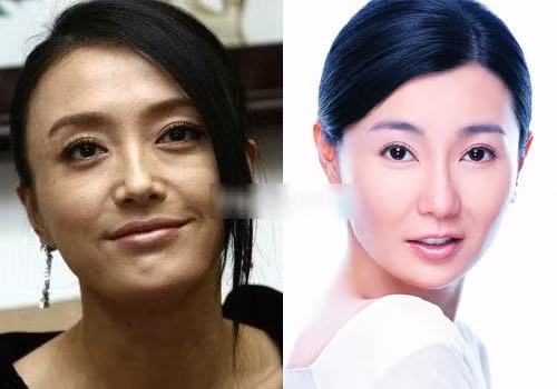 Tần Lam và Trương Mạn Ngọc như cùng một thế hệ. Tần Lam và Trương Mạn Ngọc như cùng một thế hệ.