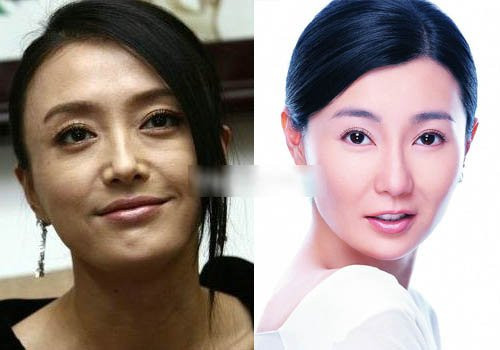 Tần Lam và Trương Mạn Ngọc như cùng một thế hệ. Tần Lam và Trương Mạn Ngọc như cùng một thế hệ.