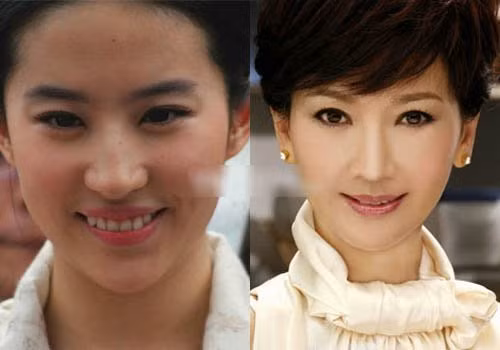 Có những lúc, những góc nhìn khiến người đẹp Lưu Diệc Phi già không thua kém thế hệ đàn chị ngang tầm tuổi của mẹ mình, Triệu Nhã Chi. Có những lúc, những góc nhìn khiến người đẹp Lưu Diệc Phi già không thua kém thế hệ đàn chị ngang tầm tuổi của mẹ mình, Triệu Nhã Chi.