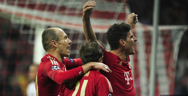 Về những phút cuối, Mario Gomez đem về lợi thế dẫn bàn cho "Hùm xám". Về những phút cuối, Mario Gomez đem về lợi thế dẫn bàn cho "Hùm xám".