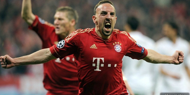 Người ghi bàn là Ribery. Người ghi bàn là Ribery.