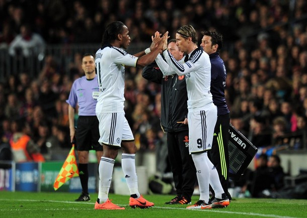 Torres vào thay Drogba. Anh lập tức diệt Barca bằng một bàn thắng. Torres vào thay Drogba. Anh lập tức diệt Barca bằng một bàn thắng.