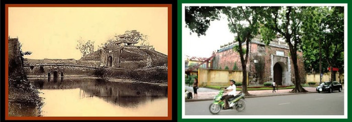Thành cửa Bắc xưa và hiện tại Thành cửa Bắc xưa và hiện tại