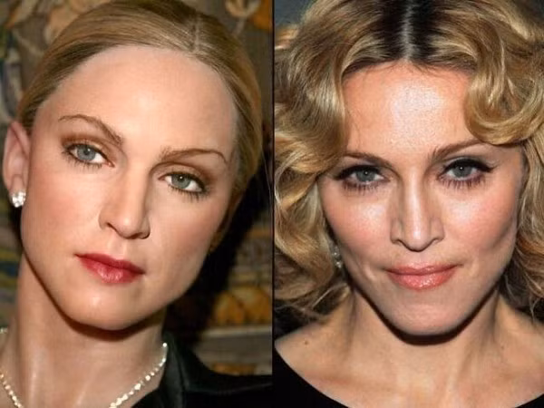 Madonna bằng tượng sáp đẹp và quý phái.